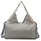Grey Stylish Women's Travel Bag - Large-Capacity Fitness & Yoga Bag with Separate Shoe Compartment