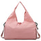 Pink Stylish Women's Travel Bag - Large-Capacity Fitness & Yoga Bag with Separate Shoe Compartment