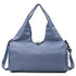 Blue Stylish Women's Travel Bag - Large-Capacity Fitness & Yoga Bag with Separate Shoe Compartment