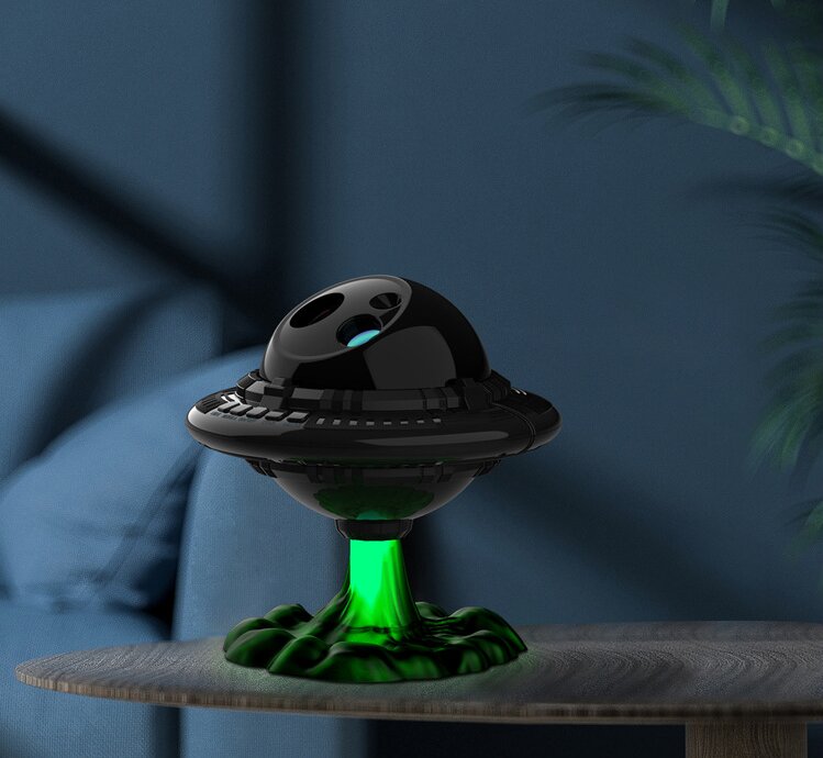 Flying Saucer Starry Sky Projection Lamp - Ambient Mood Light
