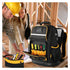 Heavy Duty Professional Tool Backpack - 18 Inch Large Capacity - Waterproof Solid Rubber Base, Multi-Pocket Organiser and Reflective Strips for Electricians, HVAC and Trades