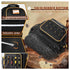 Heavy Duty Professional Tool Backpack - 18 Inch Large Capacity - Waterproof Solid Rubber Base, Multi-Pocket Organiser and Reflective Strips for Electricians, HVAC and Trades