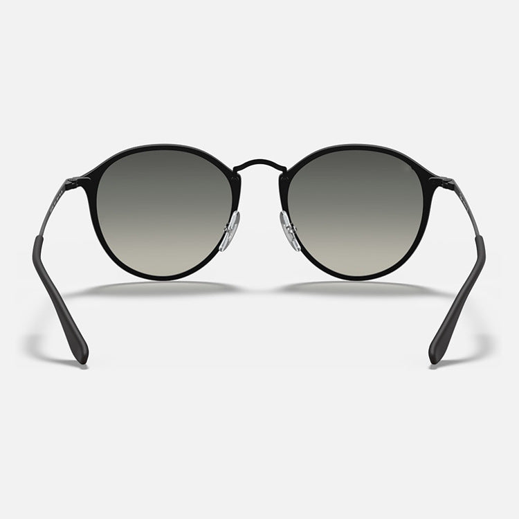 Black Frame Blue Round Sunglasses - Classic Retro Unisex Sunglasses for Driving & Everyday Wear