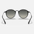 Black Frame Blue Round Sunglasses - Classic Retro Unisex Sunglasses for Driving & Everyday Wear