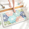 Flower Bath Mat - Super Absorbent, Non-Slip Bathroom Floor Mat - 40x60cm