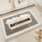 Bathroom Bath Mat - Super Absorbent, Non-Slip Bathroom Floor Mat - 50x80cm