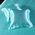 Blue 2 PCS Faux Silk Pillow Covers - Cooling Ice Silk Satin Cushion Covers - 45x45cm