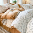 Phil Bear Thick Brushed Cotton 4-Piece Bed Sheet Set 1.5m Bed - Fits 200x230cm Duvet