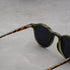 Glossy Black Frame With Gray Flakes 2 Pairs Round Frame Polarized Sunglasses - UV Protection