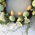 Elegant 45cm Easter Wreath - Vibrant Egg and Floral Design for Festive Door Decor