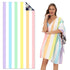 TW3 - Double-Sided Printed Beach Towel - Soft Microfiber - 100x180cm