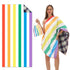 TW6 - Double-Sided Printed Beach Towel - Soft Microfiber - 100x180cm