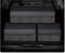 Extra Large Tumbled Leather Black Foldable Car Trunk Storage Box - Large Capacity Insertable Rear Organizer