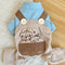 L Cute Little Backless Trousers Cute Four-Legged Dog Clothes - Spring/Summer Pet Outfit, Soft & Breathable