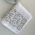 2 PCS Blue Small Flower B 100% Cotton Solid Color Thickened Adult Face Towel with Floral Soft Texture - 35 x 75cm