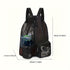Black Mesh Drawstring Swim Backpack with Wet Bag - Durable Beach Gym Bag for Wet Gear