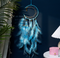 Blue 2 PCS Mystic Moon Dreamcatcher Wind Chime Pendant - Elegant Lunar Design with Soothing Tones