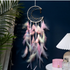 Multicolor 2 PCS Mystic Moon Dreamcatcher Wind Chime Pendant - Elegant Lunar Design with Soothing Tones
