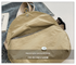 Khaki Nylon Fitness Waist Bag - Lightweight Crossbody Fanny Pack for Cycling and Running