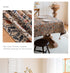 Floral Vintage Bird Tassel Tablecloth | Vintage Cotton and Linen Jacquard Tablecloth, 90*140cm
