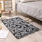 Handwoven Cotton Tassel Floor Rug for Bedroom or Living Room|Soft, Modern Geometric Design,60x90cm