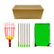 Fruit picking tool with telescopic pole - stainless steel fruit picking pole, high altitude tree fruit picking tool 2.4m
