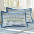 Blue rhombus Soft Cotton Gauze Pillowcase Set - Breathable, Non-slip, Extra Large Pillow Core Not Included56x80cm