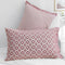 Pink petals Snap-On Cotton Gauze Pillowcase Set - Full Coverage, Non-Slip, Easy Closure One pair without pillow core