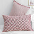 Pink petals Snap-On Cotton Gauze Pillowcase Set - Full Coverage, Non-Slip, Easy Closure One pair without pillow core