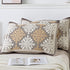 Pair of Adjacent flower room Tied Cotton Gauze Pillow Cover - Secure Fit, Premium Comfort Insert Not Included