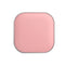 Pink LED Makeup Mirror with Light - Portable Folding USB Rechargeable Compact Mirror with 3 Color Lighting