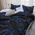 Starry Duvet Cover - 3 Piece Bedding Set with Corner TiesQuilt cover 230cm x 230cm, pillowcase 51 x 92cm