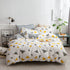 Triangle pattern Duvet Cover - 3 Piece Bedding Set with Corner TiesQuilt cover 230cm x 230cm, pillowcase 51 x 92cm