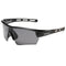 2 pcs Outdoor Sports Sunglasses - UV Protection HD Lenses for Cycling, Boating, Fishing（Black frame black gray film）