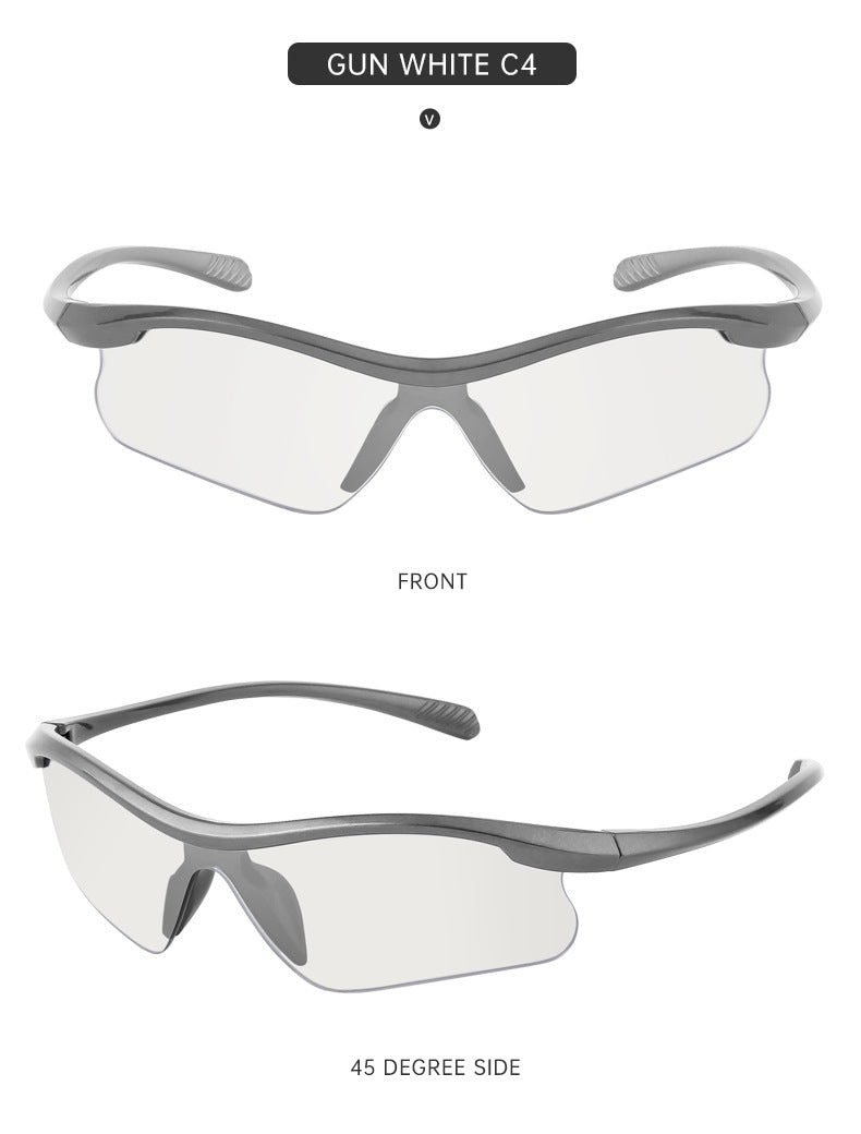 2 pcs Sports Cycling Windproof Sunglasses - UV Protection, Lightweight, Anti-Glare Design