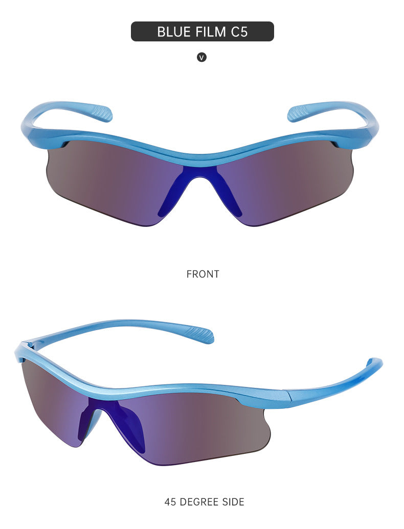 2 pcs Sports Cycling Windproof Sunglasses - UV Protection, Lightweight, Anti-Glare Design