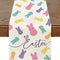 Easter Table Runner - Linen Bunny Decoration, 72-Inch Set of 2 Style 6