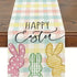 Easter Table Runner - Linen Bunny Decoration, 72-Inch Set of 2 Style 7