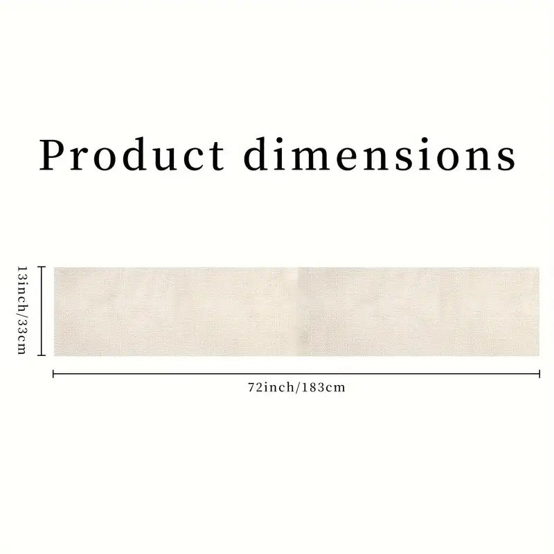 Easter Table Runner - Linen Bunny Decoration, 72-Inch Set of 2 Style 8