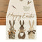 Easter Table Runner - Linen Bunny Decoration, 72-Inch Set of 2 Style 12