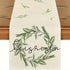 Easter Table Runner - Linen Bunny Decoration, 72-Inch Set of 2 Style 16
