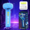 Blue 3-Meter Glow-in-the-Dark Rope Launcher Toy - Fun Stress Relief for All Ages