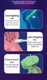 Blue 3-Meter Glow-in-the-Dark Rope Launcher Toy - Fun Stress Relief for All Ages