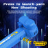 Pink 3-Meter Glow-in-the-Dark Rope Launcher Toy - Fun Stress Relief for All Ages
