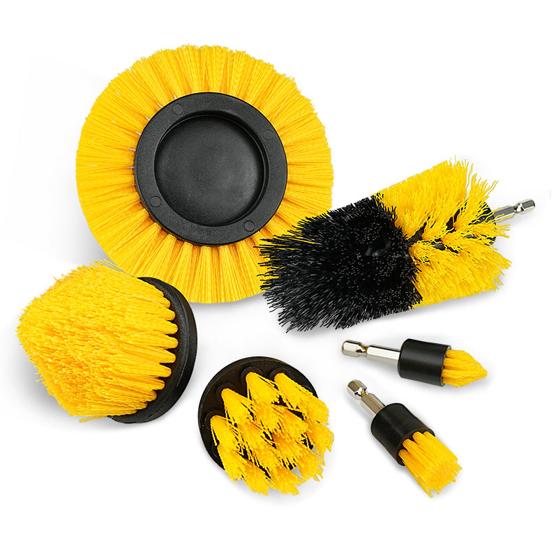 Electric Drill Brush Set - Multi-Purpose Cleaning Power for Sinks, Tiles & Car Wheels(Drill not included)