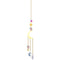 Style 4 4 pcs Crystal Wind Chimes-Sun Catcher Star Moon Dream Catcher for Window 32cm