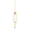 Style 5 4 pcs Crystal Wind Chimes-Sun Catcher Star Moon Dream Catcher for Window 33cm