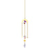 Style 5 4 pcs Crystal Wind Chimes-Sun Catcher Star Moon Dream Catcher for Window 33cm