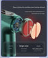 Black Heated Mini Fascia Massage Gun - LCD Display, Muscle Recovery Tool, 32 Adjustable Levels