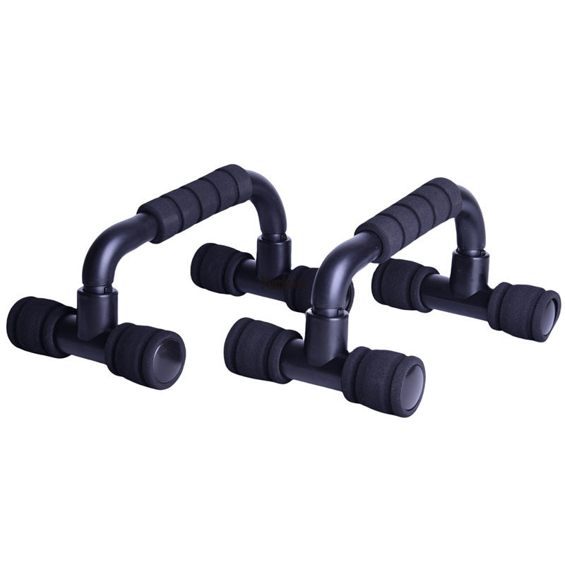 Black Push-Up Support Brackets for Home Fitness – Stability Bars for Upper Body Training